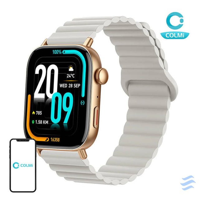 Colmi C8 Max smartwatch with magnetic strap (gold) Smartwatches