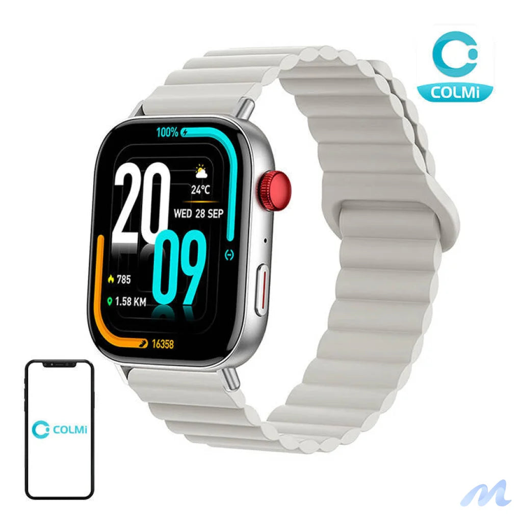 Colmi C8 Max smartwatch with magnetic strap (Silver)