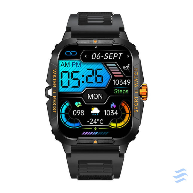 Colmi P76 smartwatch (black and orange) Smartwatches