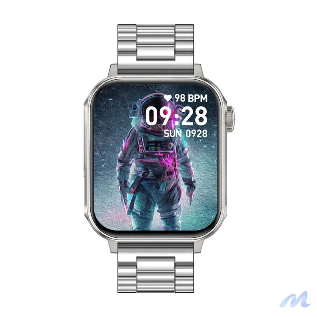 Colmi P80 smartwatch (steel and silver)