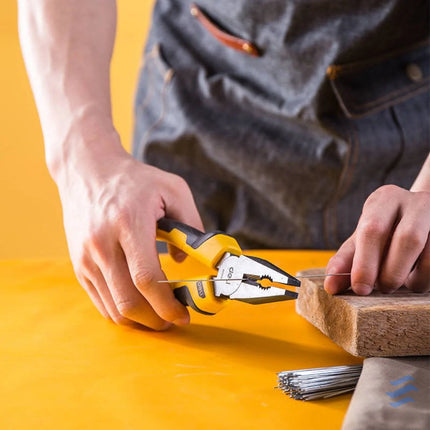 Combination pliers 8’’ Deli Tools EDL2008 (yellow) Pliers