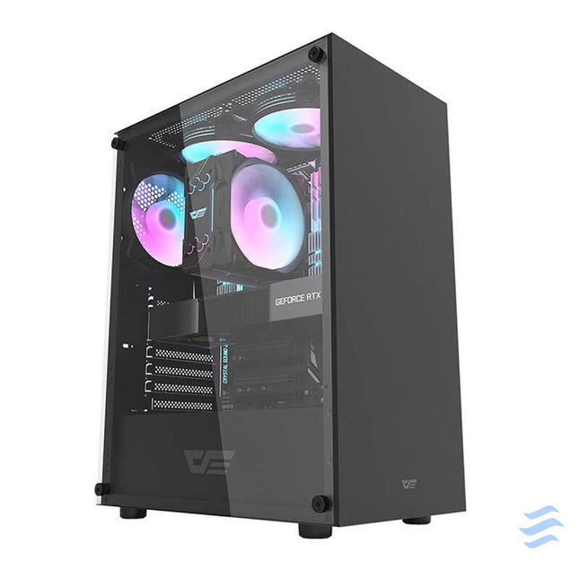 Computer case Darkflash DK100 (black) Without fan