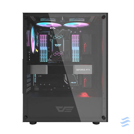 Computer case Darkflash DK100 (black) Without fan