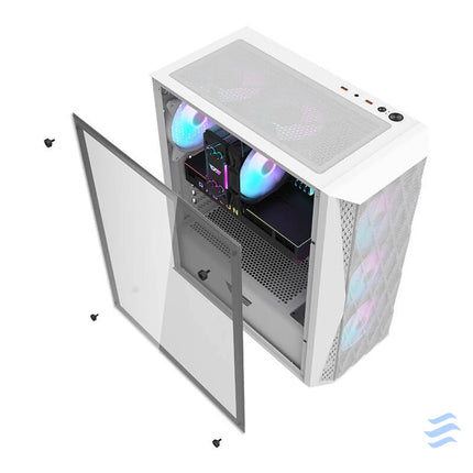 Computer case Darkflash DK352 Mesh (white) Without fan
