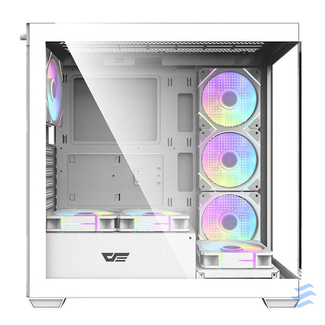 Computer case Darkflash DS900 (white) + 7 ARGB Fans With fan