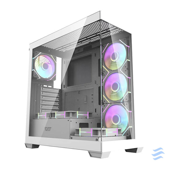 Computer case Darkflash DS900 (white) + 7 ARGB Fans With fan