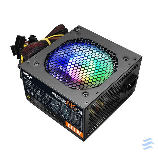 Computer Power Supply Aigo AK600 RGB (black) Computer power supplies
