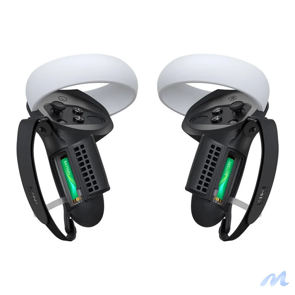 Controller Grip with Battery Door Kiwi Design Q1 PRO-2.2 for Meta Quest 2 Black
