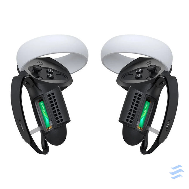 Controller Grip with Battery Door Kiwi Design Q1 PRO 2.2 for Meta Quest 2 Black VR accessories