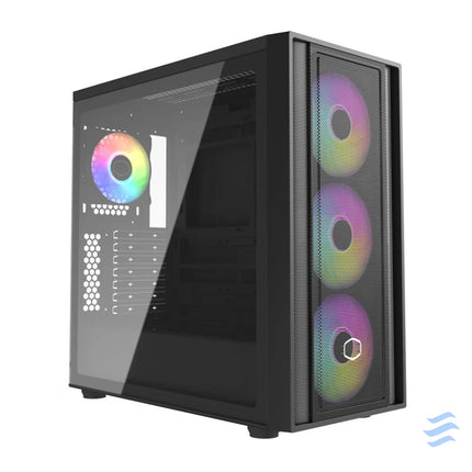 Cooler Master MasterBox 600 computer case (black) With fan