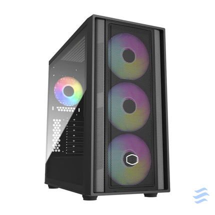 Cooler Master MasterBox 600 computer case (black) With fan