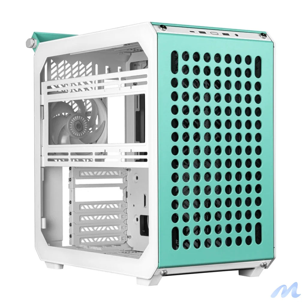Cooler Master Qube 500 Flatpack Macaron computer case (green)