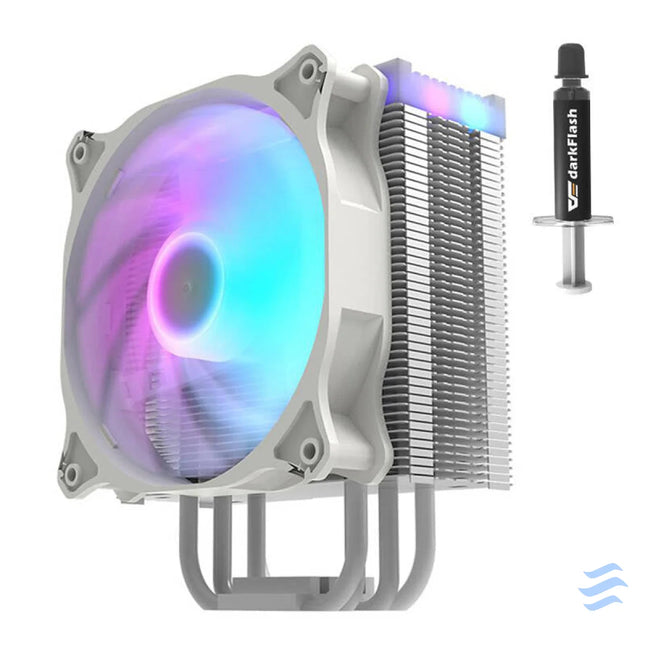 CPU active cooling Darkflash Darkair LED (heatsink + fan 120x120) white Active cooling