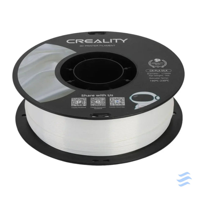 CR Silk PLA Filament Creality (White) Filaments