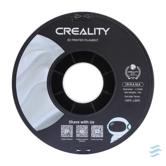 CR Silk PLA Filament Creality (White) Filaments
