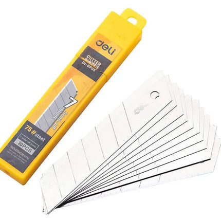 Cutter 25mm 10 pcs blade head Deli Tools EDL DP05 (silver) Cutting tools