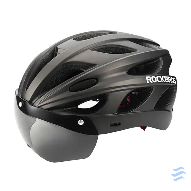Cycling Helmet with glasses Rockbros TT 16 (black) Helmets