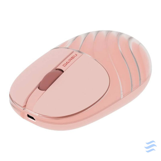 Dareu LM135G Wireless Mouse Pink Mice keyboards