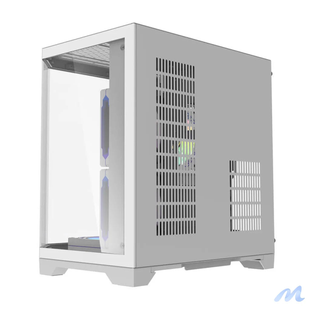 Darflash FT350 computer case + 5 aRGB fans (white)