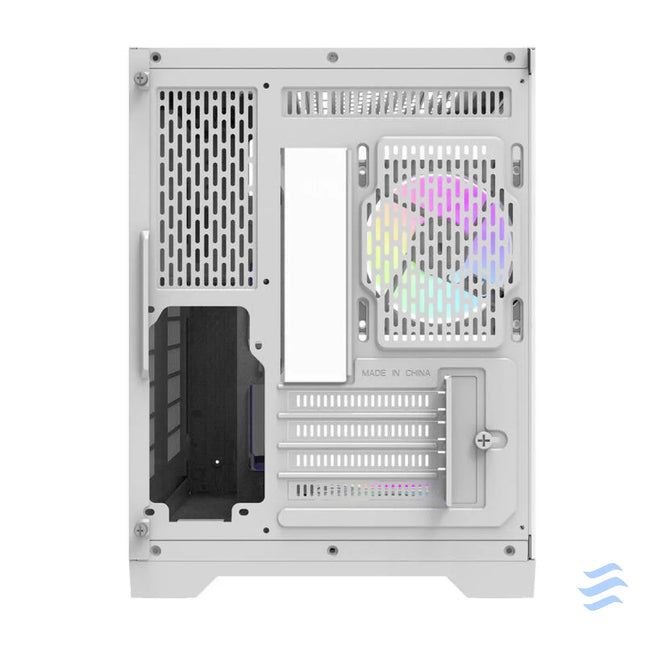 Darflash FT350 computer case + 5 aRGB fans (white) With fan