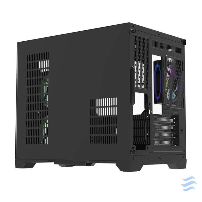 Darflash FT418 computer case + 6 aRGB fans (black) With fan