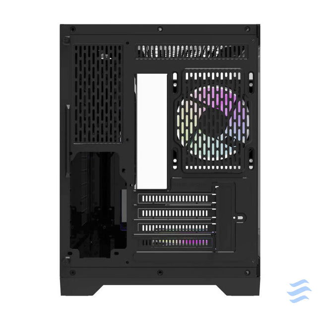 Darflash FT418 computer case + 6 aRGB fans (black) With fan