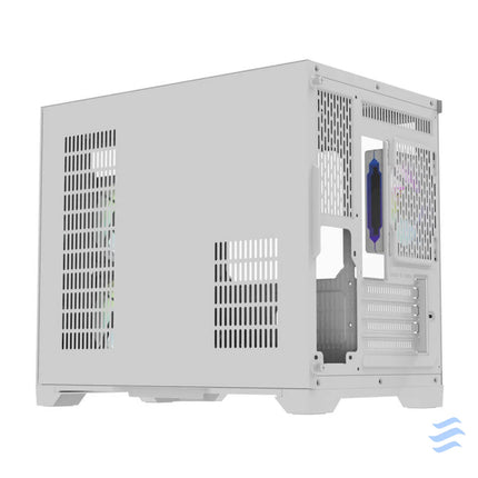 Darflash FT418 computer case + 6 aRGB fans (white) With fan