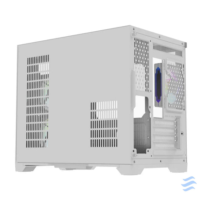 Darflash FT418 computer case + 6 aRGB fans (white) With fan