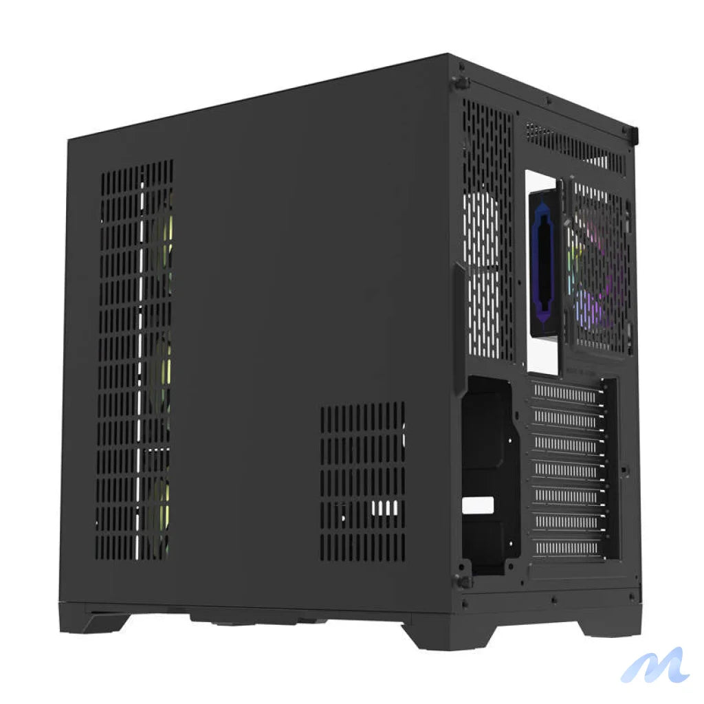 Darflash FT418 PRO computer case + 7 aRGB fans (black)