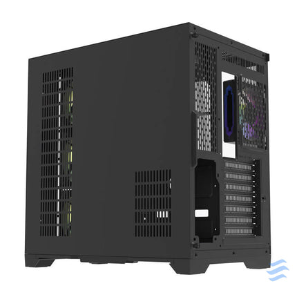 Darflash FT418 PRO computer case + 7 aRGB fans (black) With fan