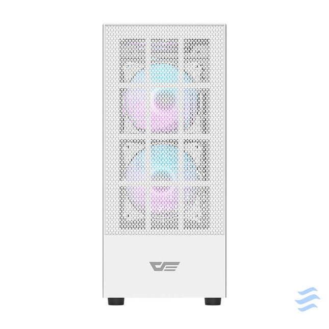 Darkflash A290 computer case (white) + 3 RGB fans With fan