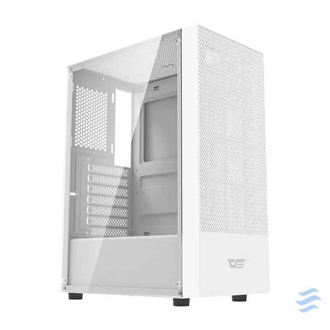 Darkflash A290 computer case (white) + 3 RGB fans With fan