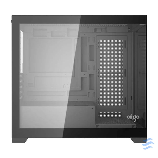 Darkflash C218M computer case + 6 ARGB fans (black) With fan