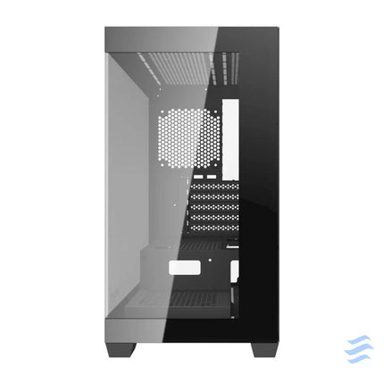 Darkflash C218M computer case + 6 ARGB fans (black) With fan