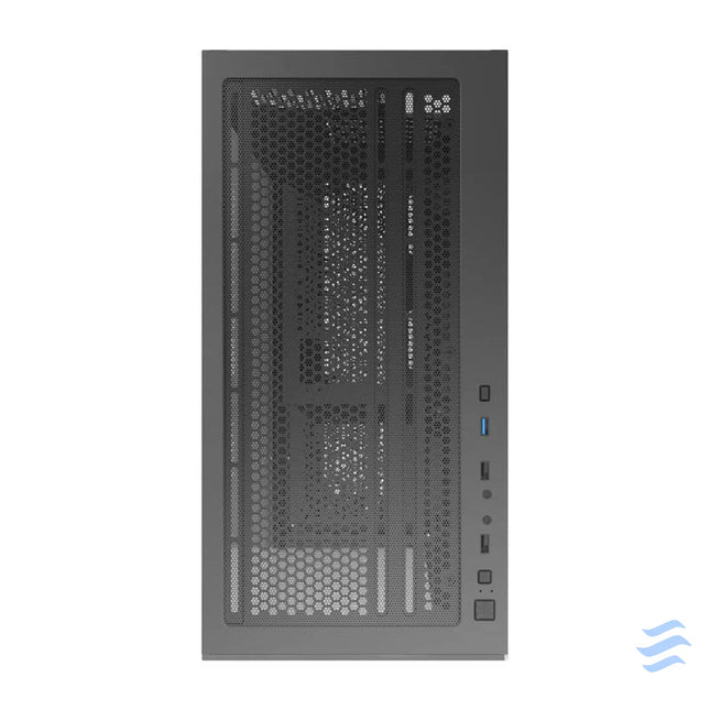 Darkflash C218M computer case + 6 ARGB fans (black) With fan