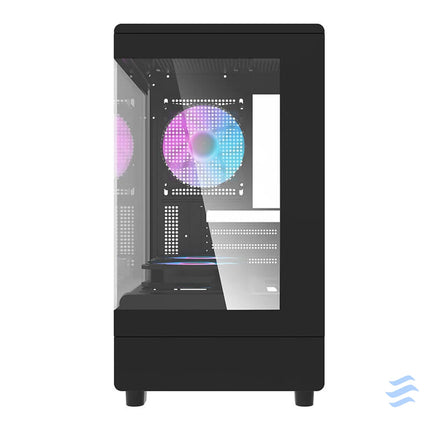 Darkflash DB330M computer case + 3 aRGB fans (black) With fan