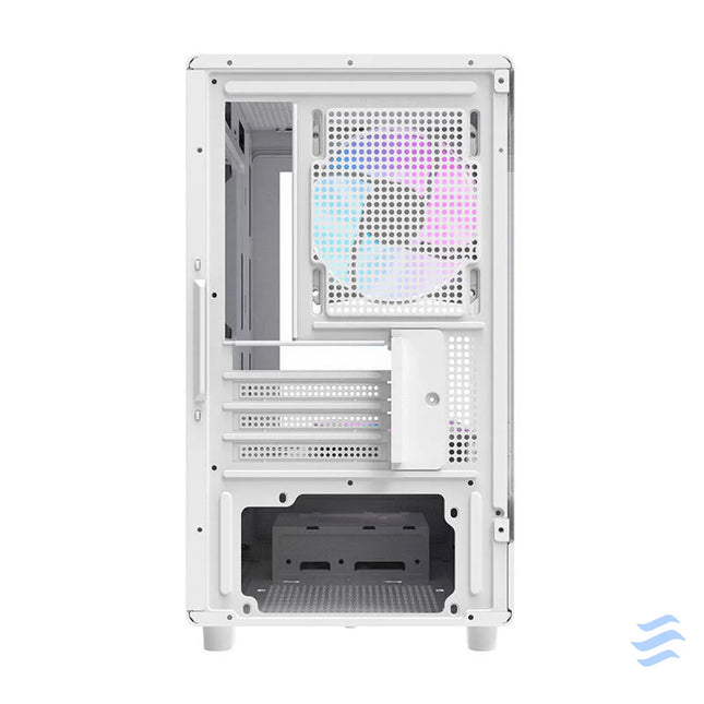 Darkflash DB330M computer case (white) + 3 ARGB fans With fan