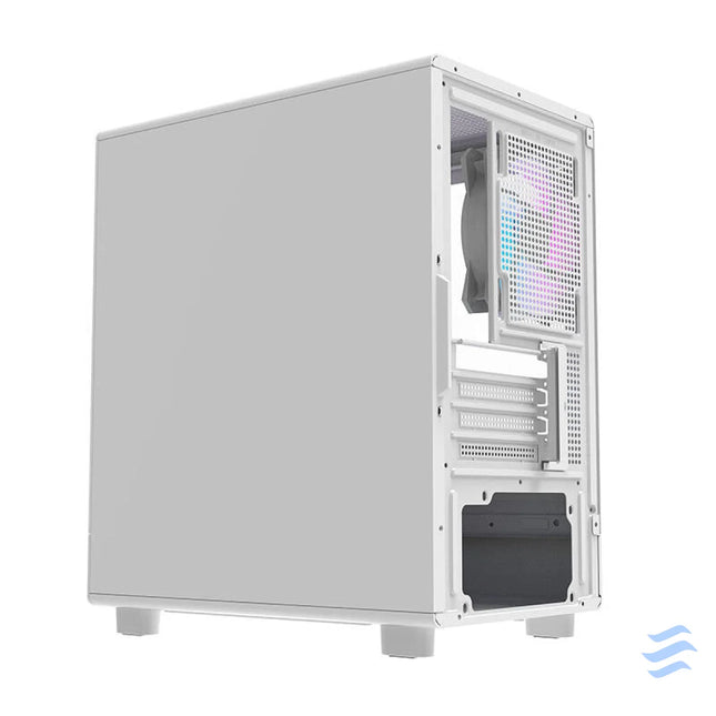 Darkflash DB330M computer case (white) + 3 ARGB fans With fan