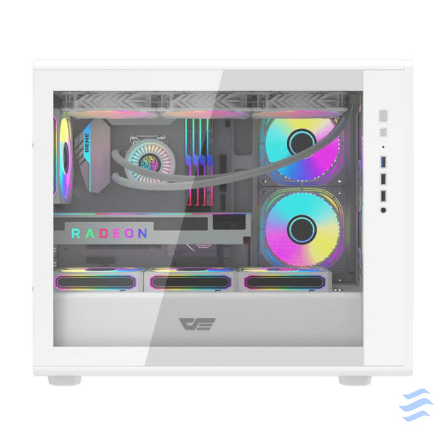 Darkflash DB460M computer case (white) Without fan
