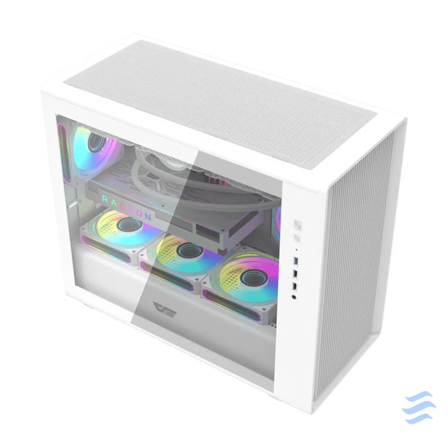 Darkflash DB460M computer case (white) Without fan