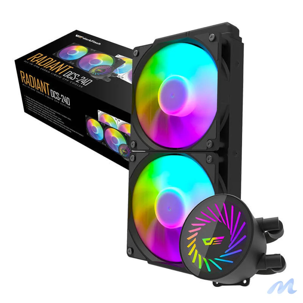 Darkflash DCS240 CPU liquid cooling (black)