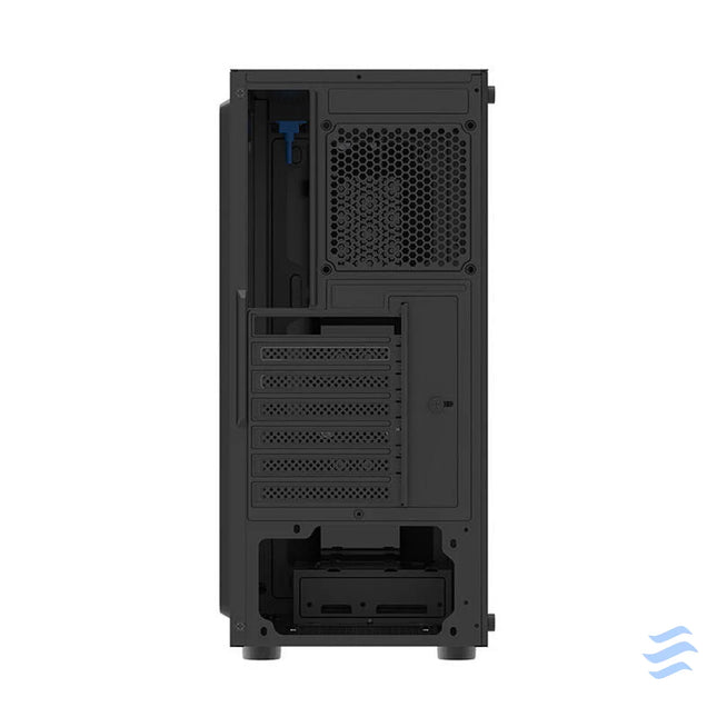 Darkflash DK151 LED computer case (black) + 3 RGB fans With fan
