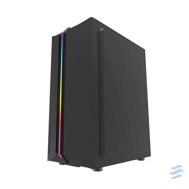 Darkflash DK151 LED computer case (black) + 3 RGB fans With fan