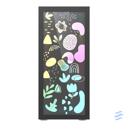 Darkflash DK210 Graffiti computer case (black) Without fan