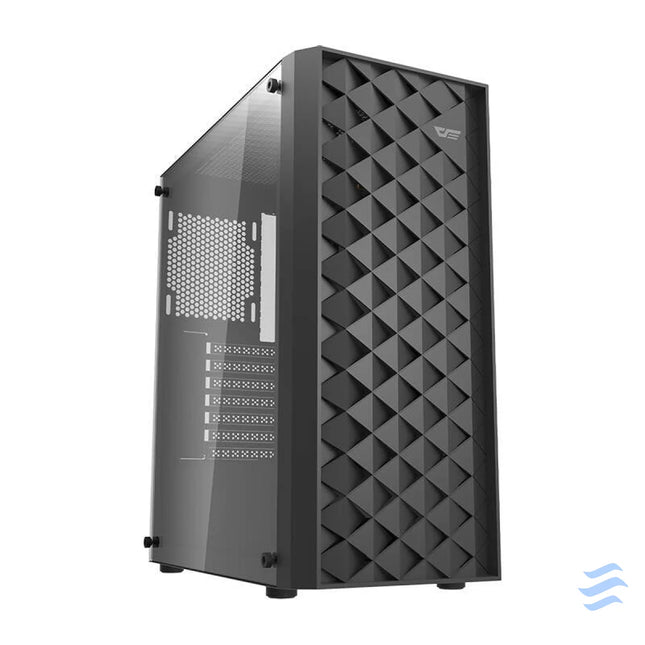 Darkflash DK351 computer case (black) + 4 RGB fans With fan