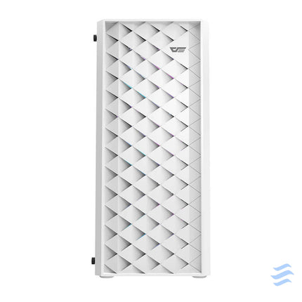Darkflash DK351 computer case (white) + 4 RGB fans With fan