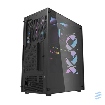 Darkflash DK352 Plus computer case (black) + 4 RGB fans With fan