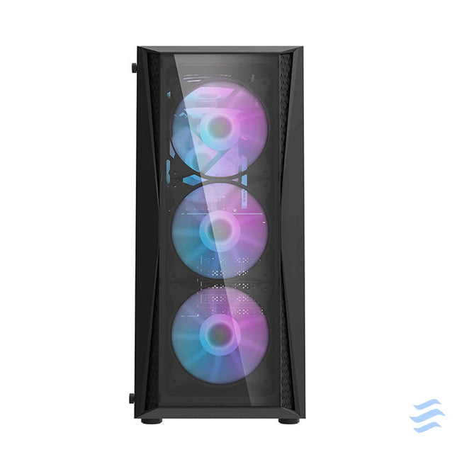 Darkflash DK352 Plus computer case (black) + 4 RGB fans With fan