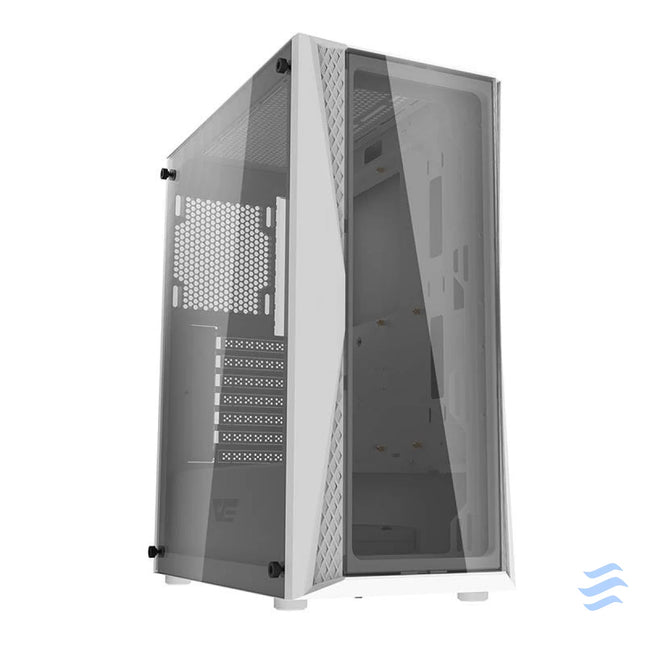 Darkflash DK352 Plus computer case (black and white) + 4 ARGB fans With fan