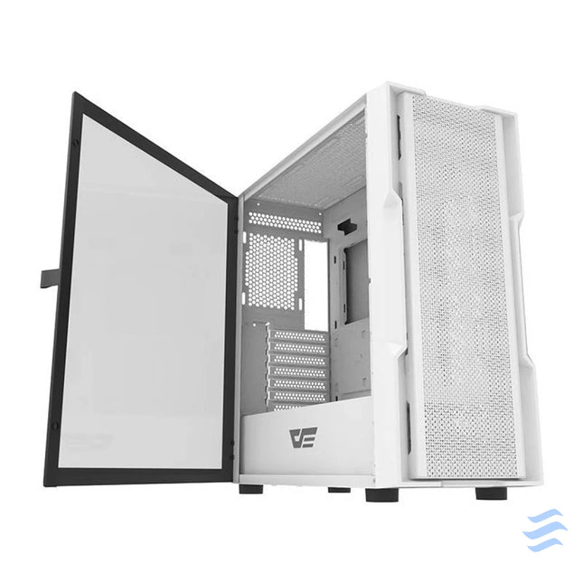 Darkflash DK431 computer case (white) + 4 fans With fan